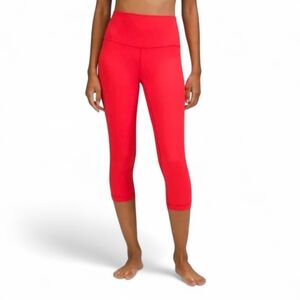 Lululemon Align Crop Leggings 21” Inseam Bright Coral NWT Sz 4 High Waist